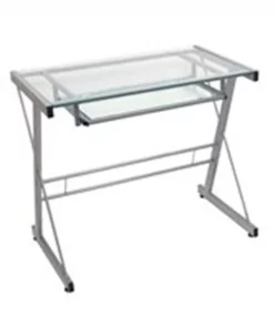Walker Edison Furniture Co Walker Edison Furniture D31S29 Solo Desk - Silver