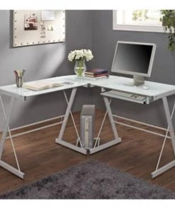 Walkeredisonfurniture Walker Edison Furniture D51W29 Computer Desk - White