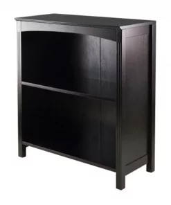 Winsome Trading 92327 Terrace Storage Shelf 3-Tier 26 in. wide in Espresso