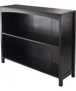 Winsome Trading 92338 Terrace Storage Shelf 3-Tier 37 in. wide in Espresso