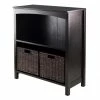 Winsome Trading 92378 3pc Storage 3-Tier Shelf with 2 Small Baskets