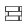 Wholesale Interiors FP-3D Barnes Dark Brown Three-Shelf Modern Bookcase