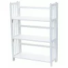 Yu Shan CO USA Ltd 330-21 3 Tier Folding Bookcase White