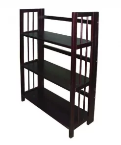 Yu Shan CO USA Ltd 330-24 3 Tier Folding Bookcase Espresso
