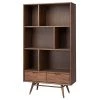 Nuevo Walnut Baas Bookcase