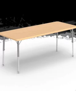 Virco 4000 Series Activity Table, 24"X60" Laminate Top, Low Legs for Preschool, 2nd Grade
