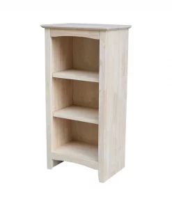 International Concepts Shaker Bookcase, 36" H, Unfinished
