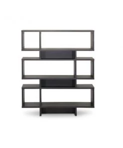 Baxton Studio Cassidy 6-Level Dark Brown Modern Bookshelf