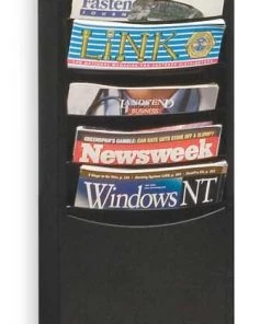 Durham Mfg Literature Rack, Compartment 5, Blk