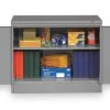 Tennsco 24 ga. Carbon Steel Storage Cabinet, 36" W, 30" H, Shelving