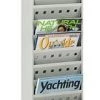Safco Magazine Rack, 23-Pocket, Gray