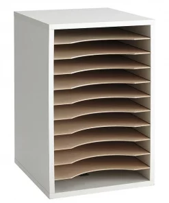 Safco Vertical Desktop Sorter, Gray