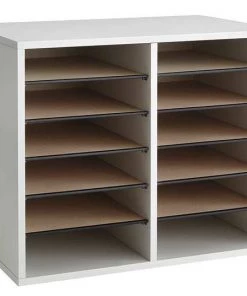 Safco Adjustable Literature Organizer, Gray