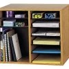 Safco Adjustable Literature Organizer, Oak
