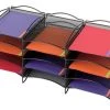 Safco Literature Organizer, Black, 12 Comp