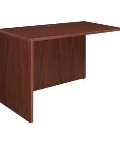 Lorell Desk Shell, 23.6" D, 41.6" W, 29-1/2" H, Mahogany, 3mm PVC (Edge)