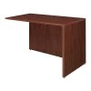 Lorell Desk Shell, 23.6" D, 35.6" W, 29-1/2" H, Mahogany, 3mm PVC (Edge)