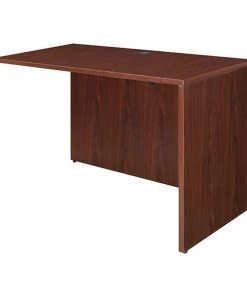Lorell Desk Shell, 23.6" D, 35.6" W, 29-1/2" H, Mahogany, 3mm PVC (Edge)