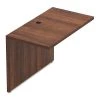 Lorell 23.6" D, 41.4" W, 30" H, Mahogany, P2 Particleboard