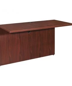 Lorell 23.6" D, 41.6" W, 29-1/2" H, Mahogany, 3mm PVC (Edge)