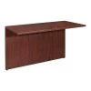 Lorell 23.6" D, 47.3" W, 29-1/2" H, Mahogany, 3mm PVC (Edge)