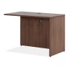 Lorell Desk Shell, 23.6" D, 41.4" W, 29-1/2" H, Walnut, 3mm PVC (Edge)
