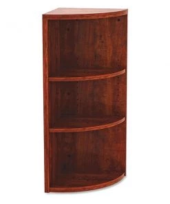 Lorell Book Rack, 14.8" W, 36" H, Cherry, Laminate Polyvinyl Chloride (PVC)