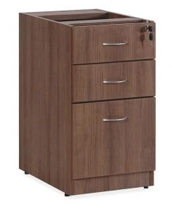 15-1/2" W 3 Drawer Lorell Contemporary Furniture, Laminate