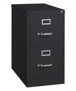 15" W Lorell Metal Vertical File, Black