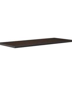 Rectangle Lorell Invent Training Table Espresso Tabletop, 24 X 48 X 1, Laminate Top