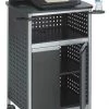 Safco Lectern, Steel, Black, 49-3/4x28-3/4x22