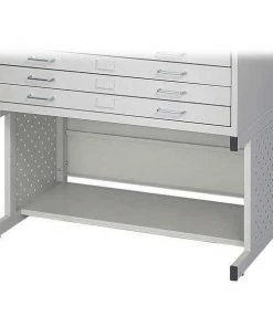 Safco 40-1/4" W High Base for Flat File Small, Light Gray