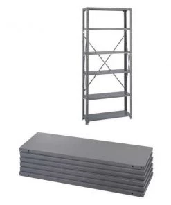 Safco Industrial 6 Shelf Pack, 36X12