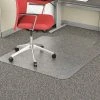 Alera Stud Chair Mat, Carpet, 45"x53", Lip, Clear