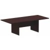 Alera Rectangle Conference Table, 94.5" X 41.38" X 29.5", Mahogany Top, Woodgrain Laminate