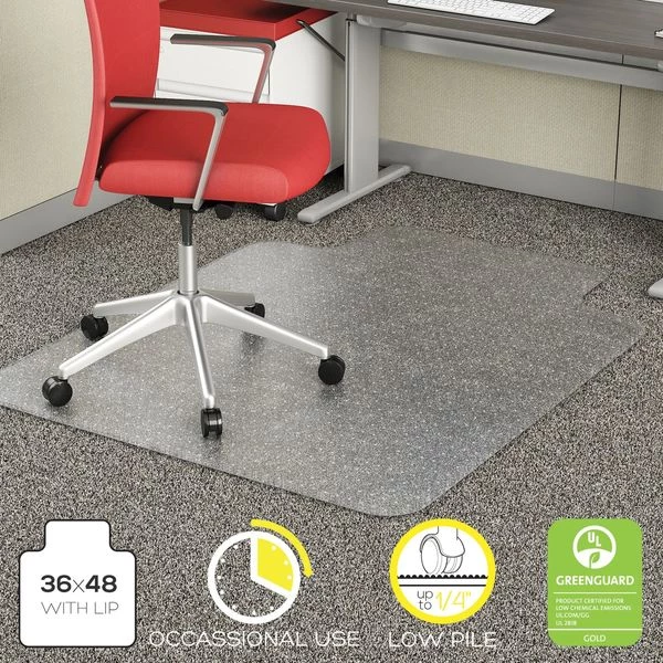 Zoro Select Chair Mat, Traditional Lip, 36 x 48 In. - Image 5