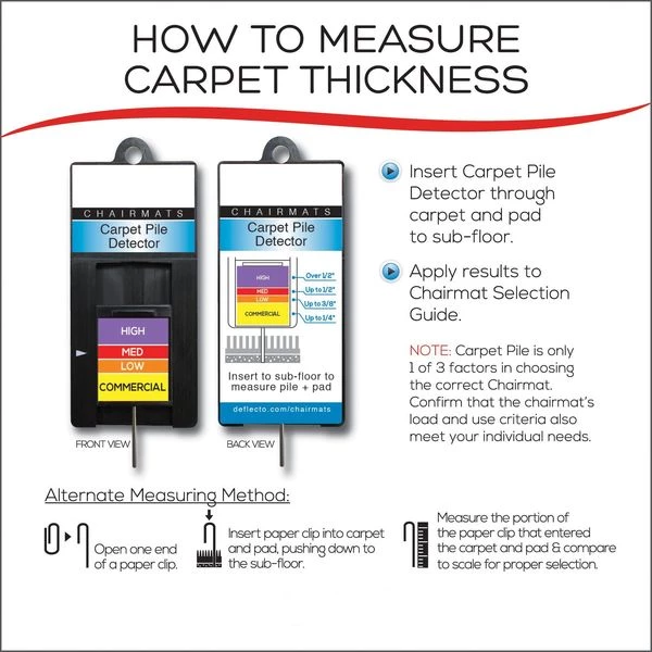 Zoro Select Chair Mat, Traditional Lip, 36 x 48 In. - Image 8