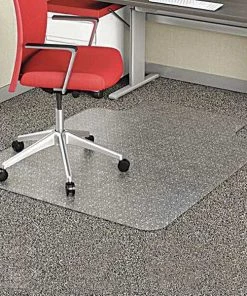 Zoro Select Chair Mat, Traditional Lip, 36 x 48 In.