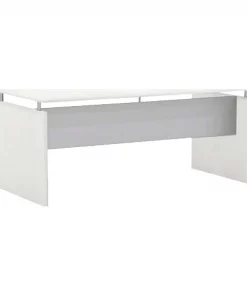 Mayline Straight Front Desk, 36" D, 63" W, 29-1/2" H, Sea Salt