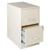 Space Solutions File Cabinet, 22" Deep 2 Drawer, Stone