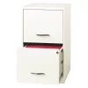 Space Solutions File Cabinet, 18" Deep, 2 Drawer, White