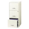 Space Solutions File Cabinet, 18" Deep, 3 Drawer, White
