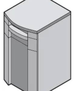 Rittal Industrial Workstation, 39 in. Hx24 in. W