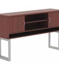 Lorell 59" W Hutch, Newseries, Mahogany, Mahogany