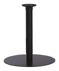 Round Lorell Hospitality Round Table Adjustable-height Base, 19.38 X 19.38 X 39.13, Black