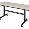 Regency Rectangle Training Table, 60" X 60" X 29", Laminated Melamine Top, Maple