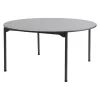 Iceberg Round Maxx Legroomâ„¢ Wood Folding Table, Gray - 60" Round, 60" W, 29.5" H, Grey