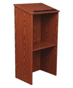 Oklahoma Sound Floor Lectern, Medium Oak