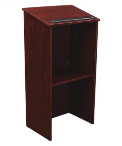 Oklahoma Sound Floor Lectern, Mahogany