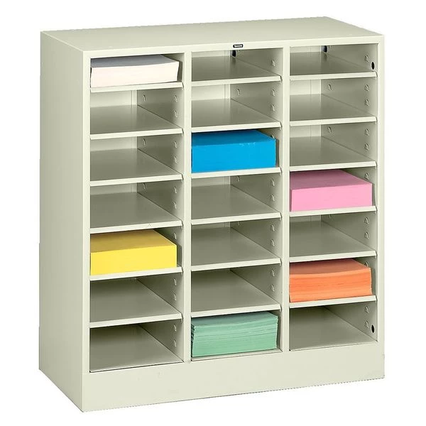 Tennsco Literature Sorter 21 Compartments, 30-5/8"W x 14-1/4"D - Image 7